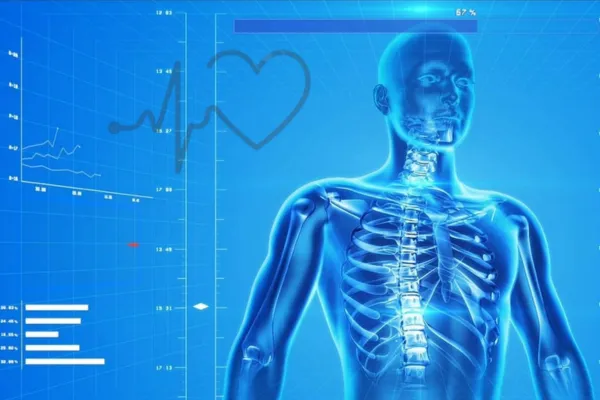 Digital human body scan with medical data for diagnostic screening